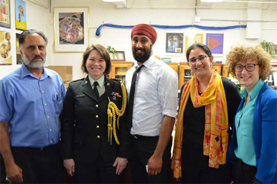 Harjit Singh Sajjan at the Sikh Foundation 